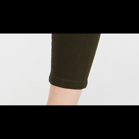 Celebrity Pink Juniors' High-Rise Ankle
Skinny Jeans COLOR: Olive Night - Picture 4 of 6